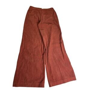 Altar'd State Rust Wide Leg High Waist Corduroy Pants Large